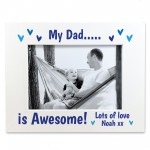 Personalised Dad Photo Frame 7x5 Photo Frame Fathers Day Gift