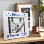 Personalised Dad Photo Frame 7x5 Photo Frame Fathers Day Gift