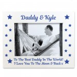 Personalised Dad Photo Frame Novelty Gift For Dad Birthday