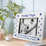 Personalised Dad Photo Frame Novelty Gift For Dad Birthday