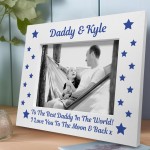 Personalised Dad Photo Frame Novelty Gift For Dad Birthday