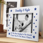 Personalised Dad Photo Frame Novelty Gift For Dad Birthday