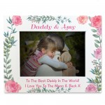 Personalised Dad Photo Frame Dad Birthday Fathers Day Gifts