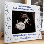 Fathers Day Gift For Dad To Be Wooden Photo Frame Baby Boy Gifts