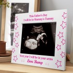 Fathers Day Gift For Dad To Be Wooden Photo Frame Baby Girl Gift