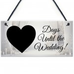 Wedding Countdown Hanging Sign Bride To Be Gifts Engagement 