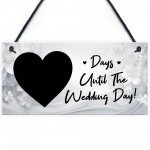 Wedding Countdown Plaque For Bride To Be Engagement Gifts 