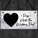 Wedding Countdown Plaque For Bride To Be Engagement Gifts 