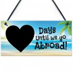 Holiday Countdown Hanging Plaque Novelty Hanging Gift For Family