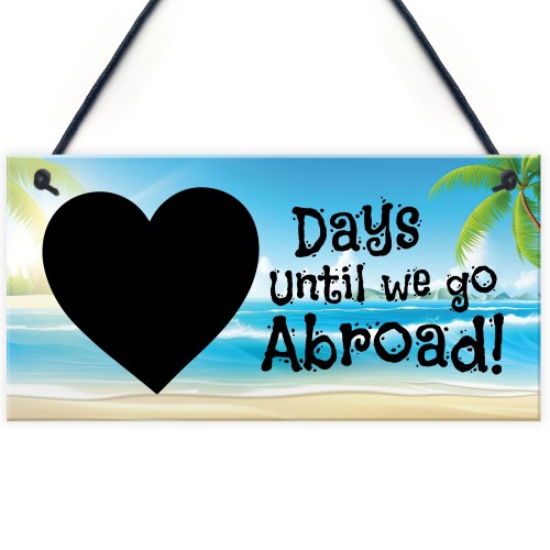 Holiday Countdown Hanging Plaque Novelty Hanging Gift For Family