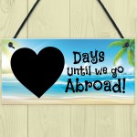 Holiday Countdown Hanging Plaque Novelty Hanging Gift For Family