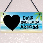 Holiday Countdown Hanging Plaque Novelty Hanging Gift For Family