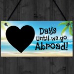 Holiday Countdown Hanging Plaque Novelty Hanging Gift For Family