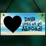 Holiday Countdown Hanging Plaque Novelty Hanging Gift For Family
