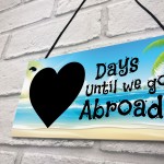 Holiday Countdown Hanging Plaque Novelty Hanging Gift For Family