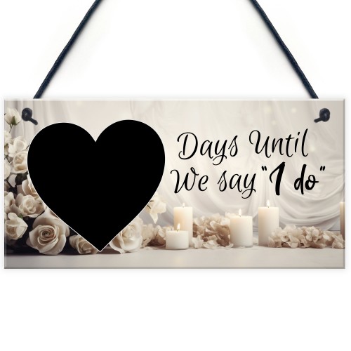 Wedding Countdown Days Until We Say I Do Engagement Gifts