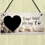 Wedding Countdown Days Until We Say I Do Engagement Gifts