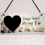 Wedding Countdown Days Until We Say I Do Engagement Gifts