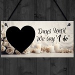Wedding Countdown Days Until We Say I Do Engagement Gifts