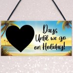 Holiday Countdown Sign Days Until Holiday Plaque Travel Gifts