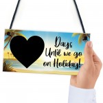 Holiday Countdown Sign Days Until Holiday Plaque Travel Gifts