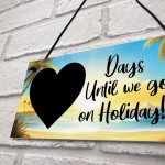 Holiday Countdown Sign Days Until Holiday Plaque Travel Gifts
