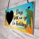 Days Until Holiday Countdown Plaque Holiday Essentials Decor 