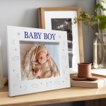 Baby Keepsake New Baby Photo Frame BABY BOY Baby Shower Gifts
