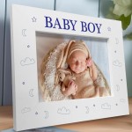 Baby Keepsake New Baby Photo Frame BABY BOY Baby Shower Gifts