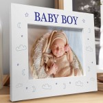 Baby Keepsake New Baby Photo Frame BABY BOY Baby Shower Gifts