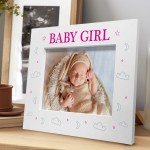Baby Keepsake New Baby Photo Frame BABY GIRL Baby Shower Gifts