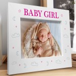 Baby Keepsake New Baby Photo Frame BABY GIRL Baby Shower Gifts