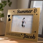 Personalised Gift For Couple Photo Frame Anniversary Christmas