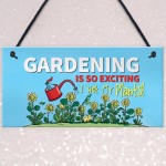 Novelty Garden Plaque Gift For Women Garden Shed Wall Fence 