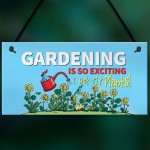 Novelty Garden Plaque Gift For Women Garden Shed Wall Fence 