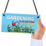 Novelty Garden Plaque Gift For Women Garden Shed Wall Fence 