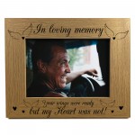 In Loving Memory Wooden Photo Frame Memorial Gift For Dad Mum In Loving Memory Wooden Photo Frame Memorial Gift For Dad Mum