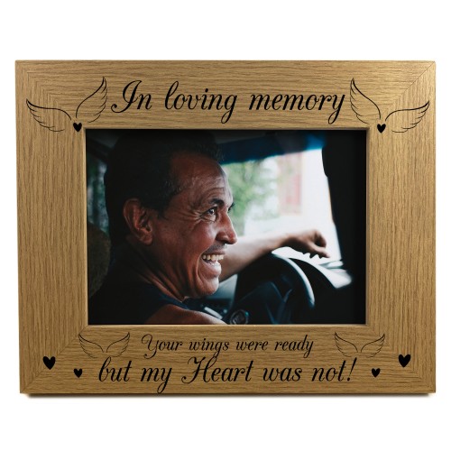 In Loving Memory Wooden Photo Frame Memorial Gift For Dad Mum In Loving Memory Wooden Photo Frame Memorial Gift For Dad Mum