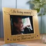 In Loving Memory Wooden Photo Frame Memorial Gift For Dad Mum