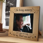 In Loving Memory Wooden Photo Frame Memorial Gift For Dad Mum