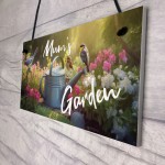 Personalised Garden Sign For Friend Mum Nan Grandma Auntie Her