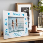 Friends Are Like Stars Wooden Photo Frame Gift For Birthday