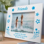 Friends Are Like Stars Wooden Photo Frame Gift For Birthday