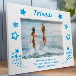 Friends Are Like Stars Wooden Photo Frame Gift For Birthday