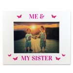 Me and My Sister White Photo Frame Brother Gift Sister Gifts