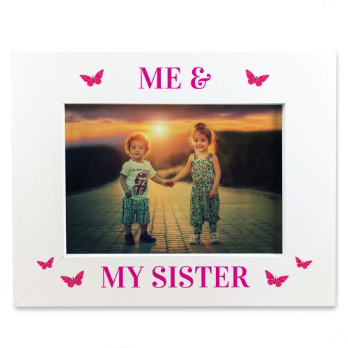 Me and My Sister White Photo Frame Brother Gift Sister Gifts