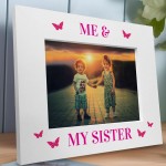 Me and My Sister White Photo Frame Brother Gift Sister Gifts