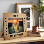 Gift For Brother Sister Wood Photo Frame Sister Frame Brother