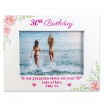 Personalised 18th 21st 30th Birthday Gift For Sister Friend Mum