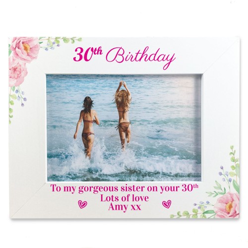 Personalised 18th 21st 30th Birthday Gift For Sister Friend Mum